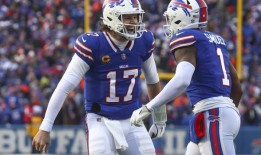 约什·艾伦带领球队平衡进攻，比尔队以31-7击败野马队赢得外卡