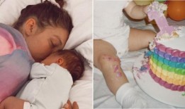 吉吉·哈迪德为女儿凯的生日拍了一组罕见的照片