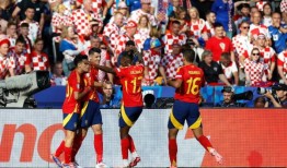 现场比赛：西班牙vs克罗地亚2024年欧洲杯