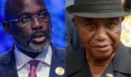 利比里亚人在足球传奇和前副总统之间进行总统决选投票