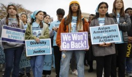 乔·拜登、唐纳德·特朗普、巴拉克·奥巴马和米歇尔·奥巴马对最高法院平权法案的决定做出反应