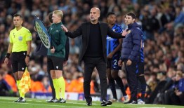 在国际米兰战平后，瓜迪奥拉对德布鲁因受伤一事含糊其辞，他称赞曼城是一支“梦幻般的”球队