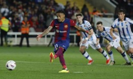 巴萨在战胜社会之后在西班牙排名第二