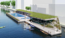 摄政运河浮动泳池设计方案揭晓